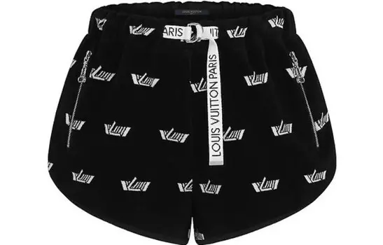 Шорты женские Louis Vuitton, черный / белый