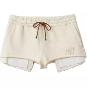 Шорты женские Miu Miu, бежевый