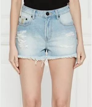 Шорты женские One Teaspoon джинсовые рваные, голубой
