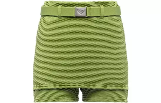 Шорты женские Prada повседневные, зеленый