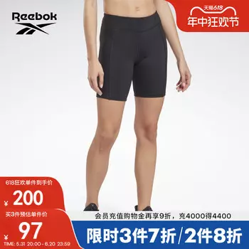 Шорты женские Reebok классические, черный