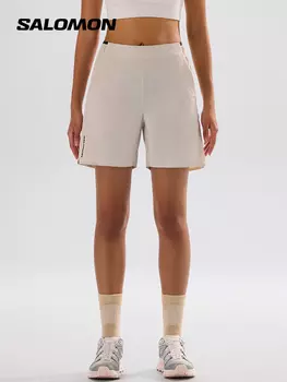 Шорты женские Salomon Wayfarer для альпинизма, зеленый