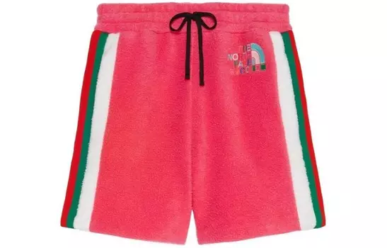 Шорты женские The North Face x Gucci, красный