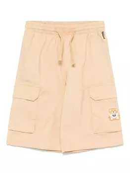 Шоры карго из рипстопа Moschino Kids, нейтральный