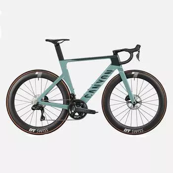 Шоссейный велосипед Canyon Aeroad CF SLX 8 Di2, светло-зеленый