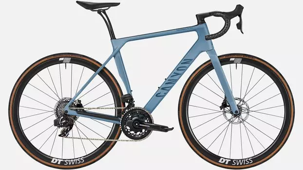 Шоссейный велосипед Canyon Endurace CF SLX 8 AXS, голубой