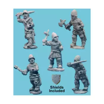 Шотландские рыцари – спешенные, Hundred Years War - Crecy and Poitiers (15mm) (Old Glory)