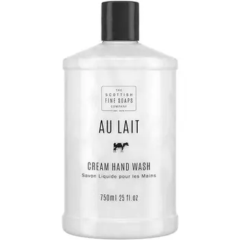 Шотландское изысканное мыло Au Lait Cream для мытья рук с алоэ вера, 750 мл сандалового дерева Scottish Fine Soaps