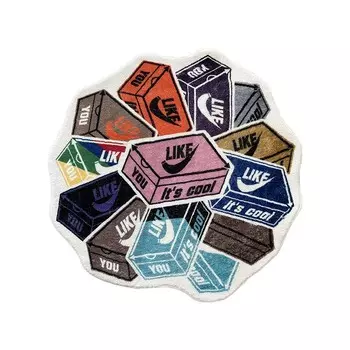 Showdown Tanpailab Танпайлаб Ковер, Красочная коробка для обуви