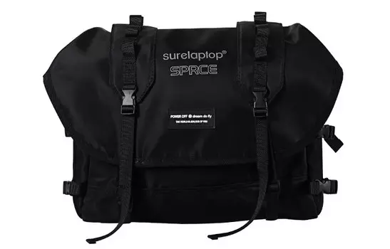 Showletu Сумка через плечо унисекс SURELAPTOP, Черный