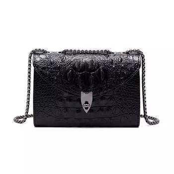 Showletu Женская сумка через плечо SURELAPTOP, Крокодиловые цветочки