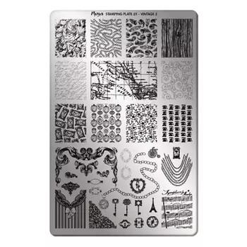 Штамповочная пластина 25 Винтаж Moyra
