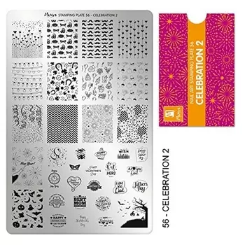 Штамповочная пластина 56 Празднование Moyra
