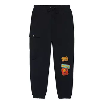 Штаны badfive графические карго спортивные штаны Li-Ning, черный