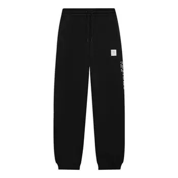 Штаны badfive logo флисовые спортивные штаны Li-Ning, черный