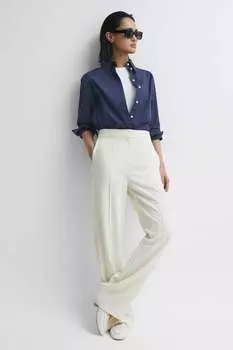 Штаны без застежки ага Reiss, бежевый