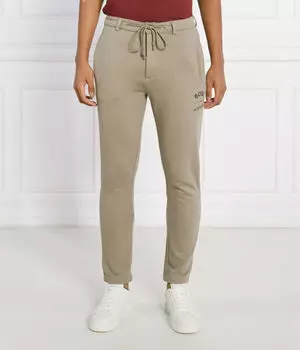 Штаны босс x ajbxng Regular fit Boss Green, хаки