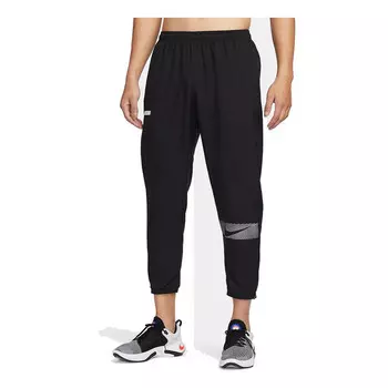 Штаны challenger flash dri fit тканые беговые штаны Nike, черный