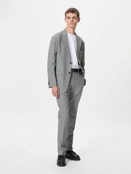 Штаны чидори Uniqlo, серый