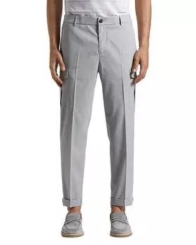 Штаны чинос свободного кроя Peserico, серый