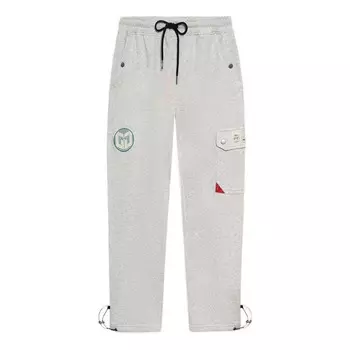 Штаны cj mccollum graphic прямые спортивные штаны Li-Ning, серый