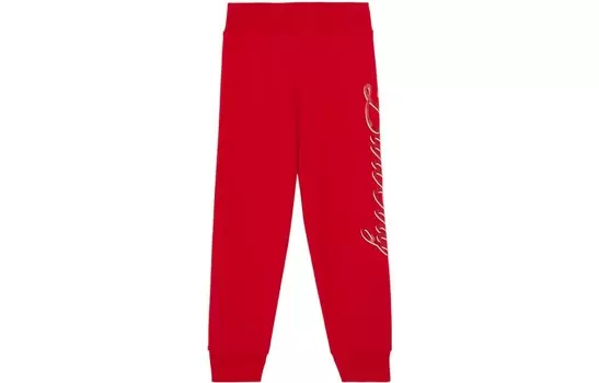 Штаны детские спортивные Burberry, красный