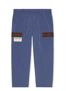 Штаны детские спортивные Gucci, темно-синий