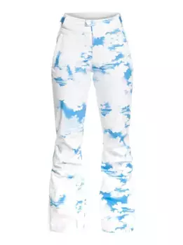 Штаны для сноуборда Roxy "Chloe Kim", цвет Azure Blue Clouds