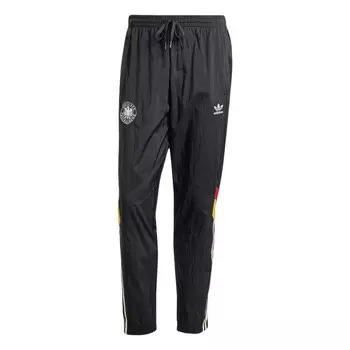 Штаны для тренировок Adidas Germany с тремя полосками и логотипом Adidas Originals, черный