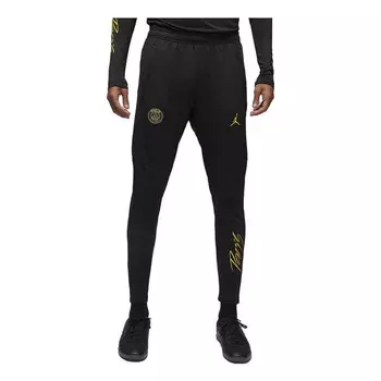 Штаны dri fit трикотажные футбольные штаны paris saint germain strike Air Jordan, черный