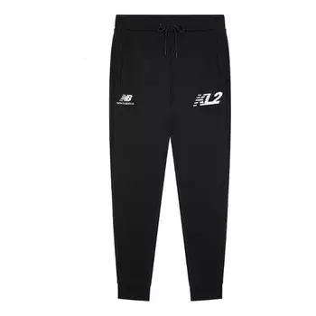 Штаны Essentials Stacked Logo спортивные штаны New Balance, черный