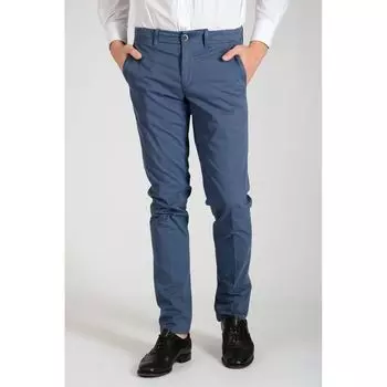 Штаны из эластичного хлопка IDENTITY Corneliani, Blue