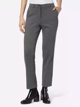 Штаны из джерси Heine, цвет Schwarz-Ecru-Gemustert