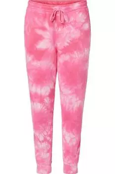 Штаны из флиса с узором «тай-дай» от Independent Trading Co Independent Trading Co., цвет tie dye pink