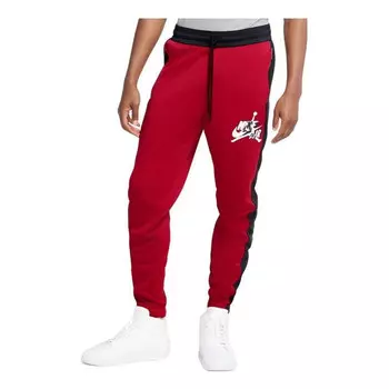 Штаны jumpman classics трикотажные разминочные штаны Air Jordan, красный