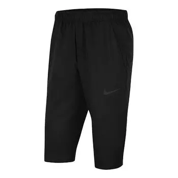 Штаны как nk team тканые 3 4 штаны Nike, черный