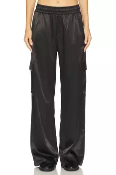Штаны карго из атласа Heroine Sport, black