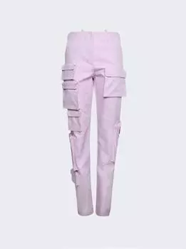 Штаны-карго с несколькими карманами Co Off-White, цвет lilac