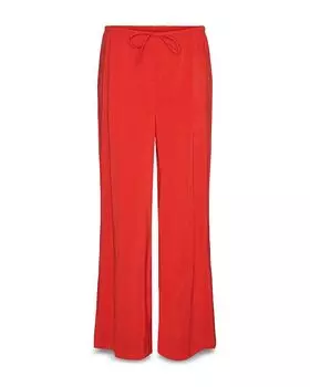 Штаны Kia с завязками на талии Vero Moda, красный