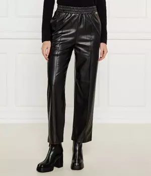 Штаны кожаные Liu Jo Regular Fit, черный