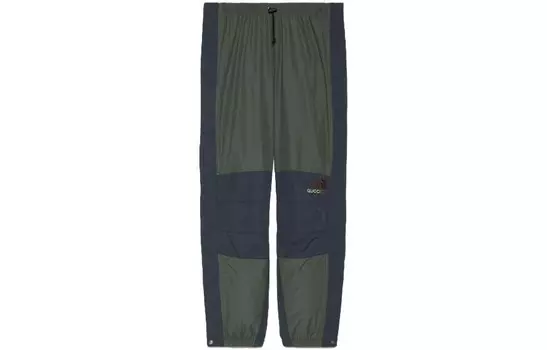 Штаны мужские North Face X Knit, зеленые Gucci, зеленый