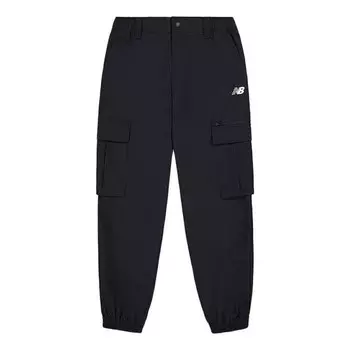 Штаны nb small logo тканые спортивные штаны New Balance, черный