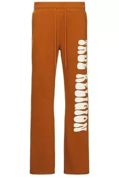 Штаны прямого покроя с защипами True Religion, коричневый