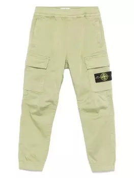 Штаны с компасом Stone Island Junior, зеленый