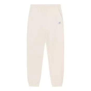 Штаны с логотипом спортивные штаны New Balance, белый