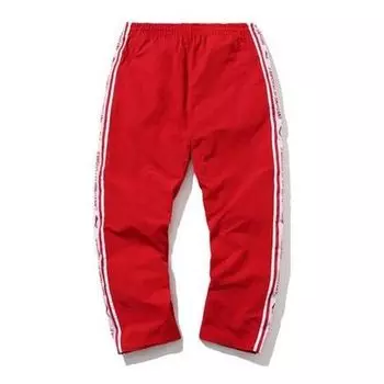 Штаны с логотипом спортивные штаны парижская неделя моды Li-Ning, красный