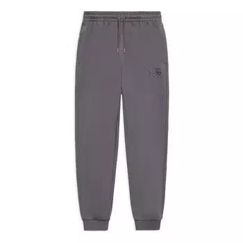 Штаны с вышитым логотипом, спортивные штаны Li-Ning, серый