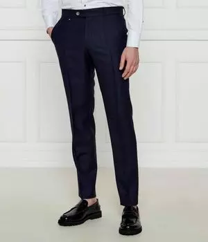 Штаны шерстяные Boss C-Genius-243 Slim Fit, синий