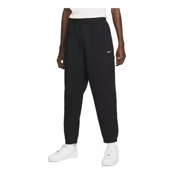 Штаны соло swoosh флисовые брюки Nike, черный