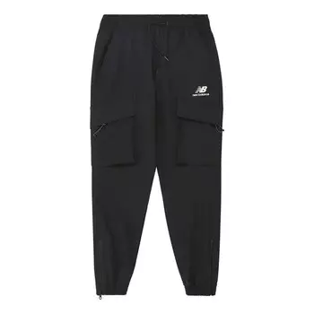 Штаны спортивные брюки карго New Balance, черный
